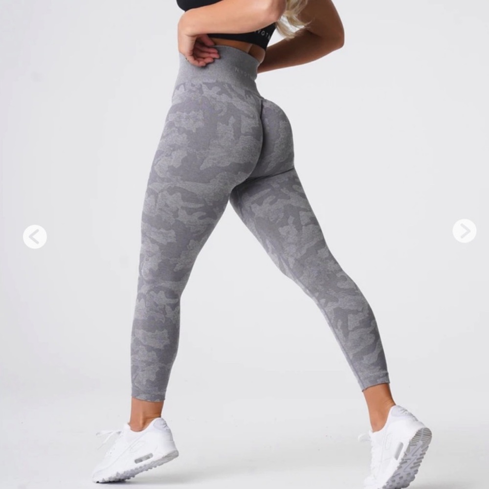 Gray Camouflage Women's Leggings
